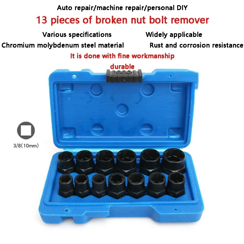 

Socket Tool for Taking Hexagonal Screws Sleeve Broken Bolt Nut Broken Wire Remover