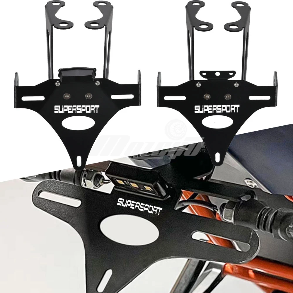 

For DUCATI SUPERSPORT 939/S 2017-2020 License Plate Holder Bracket Rear Tail Tidy Fender Eliminator Supersport 950/S 2021-2024