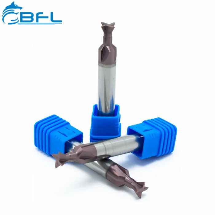 BFL End Mill Carbide Cutting Tools 4 Flutes 90 degree Dovetail End Mill