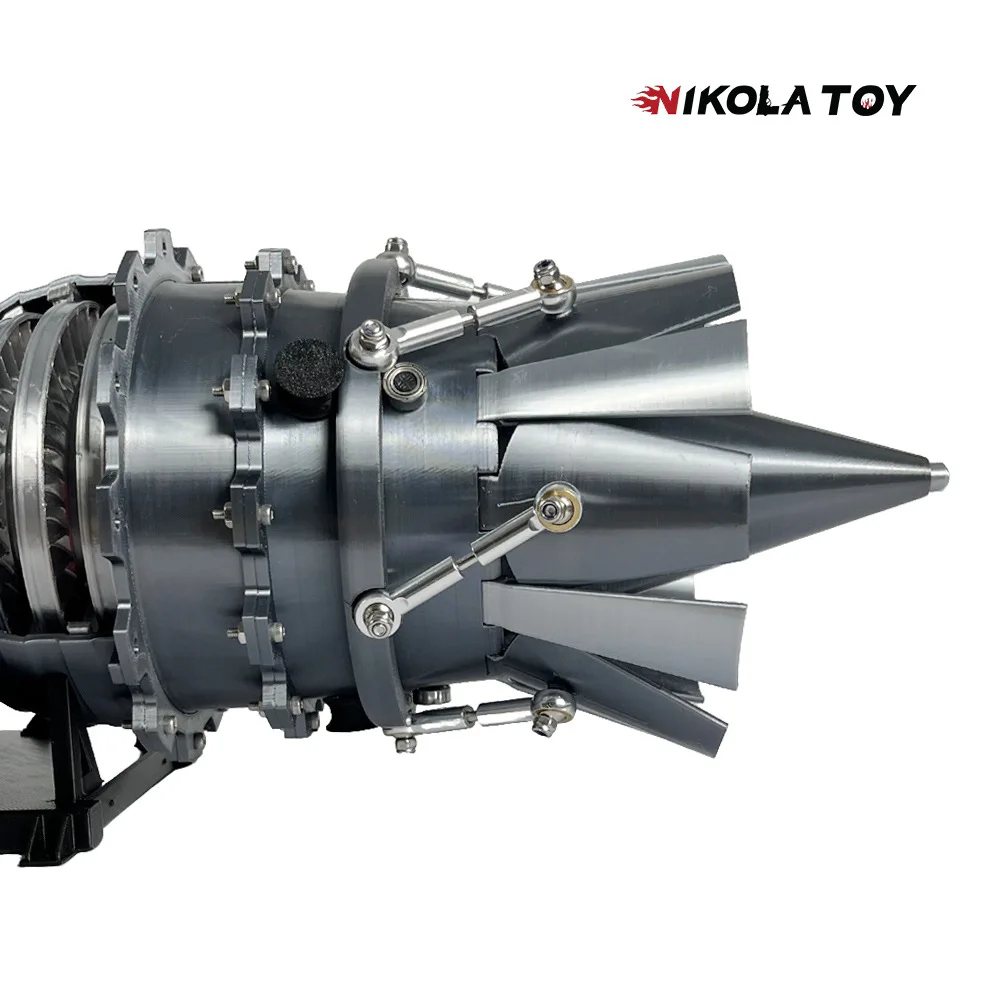 NikolaToy ® Finished movable model ornament GE-J79 turbojet engine model