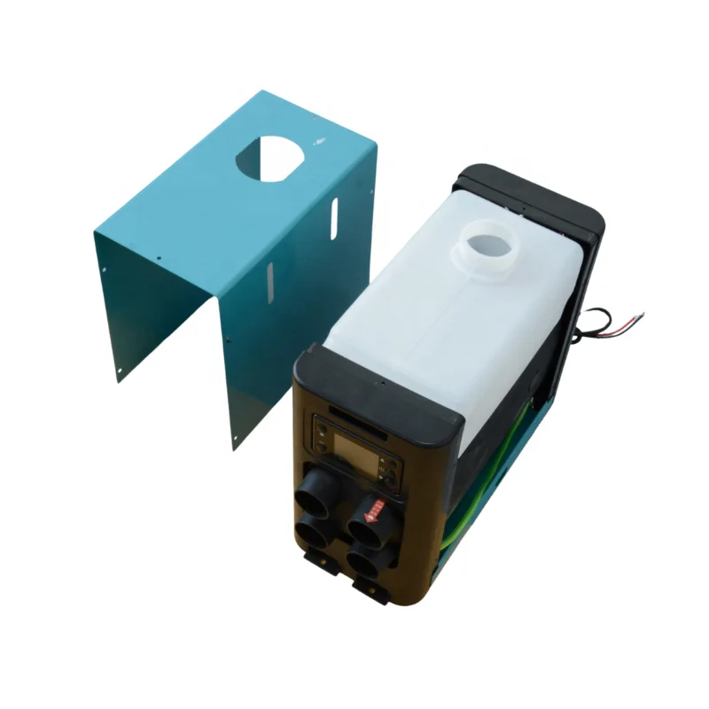 Liquid Engine Preheater Accessories, 12V/24V 5KW Diesel-Powered Parking Heater with Fuel Pump for Efficient Engine&Cabin Warming