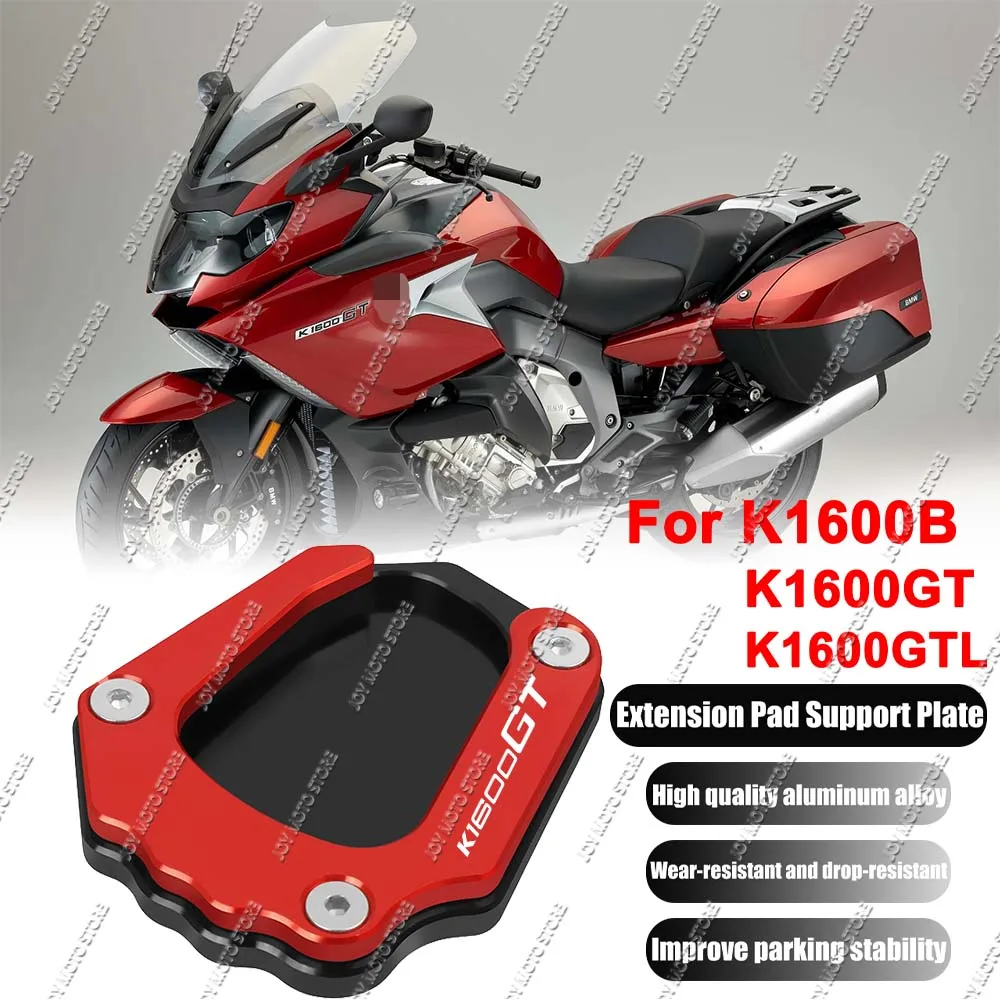 

For BMW K1600B K1600GT K1600GTL 2017-2020 Motorcycle Kickstand Foot Side Stand Extension Pad Support Plate