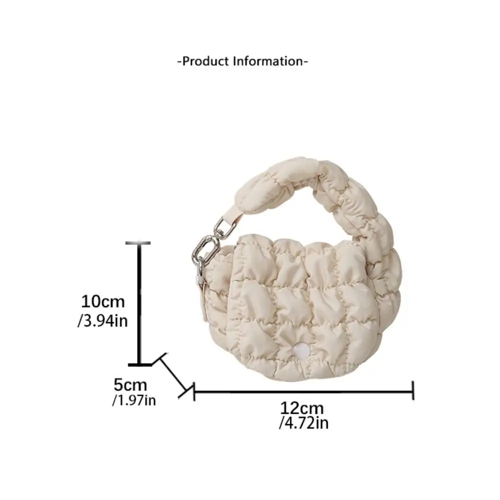 أنيقة بلون سحابة مطوي محفظة نسائية للعملات المعدنية حقيبة يد صغيرة مبطن محفظة صغيرة حبال الكورية نمط حقيبة قلادة الفتيات/الإناث