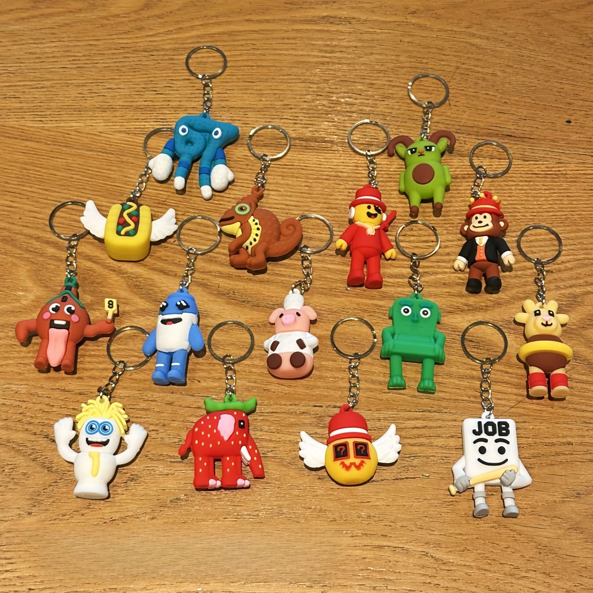 

Steal A Brainrot Blue 67 Keychain Game Surrounding Blue No. 67 Doll Toys Birthday Gift Children’s Backpack Pendant, Car Keychain