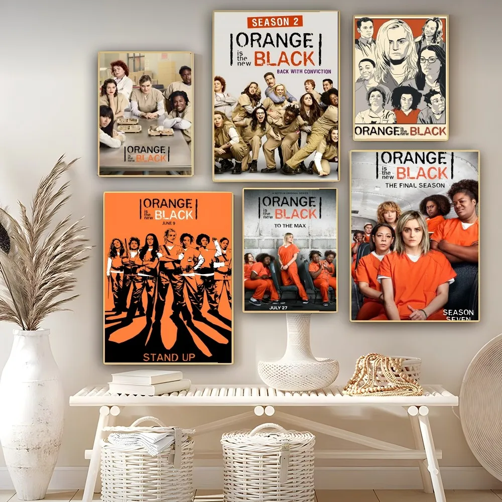 Orange Is The New Black Classic Vintage Posters Vintage Room Bar Cafe Decor Stickers Wall Painting