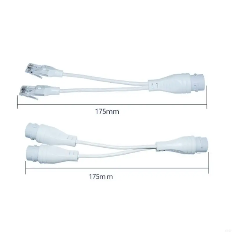 C90F POE Splitter POE Switches POE Cable Adapter Power Supply Cable Monitoring System RJ45 Connector Splitter Accessories