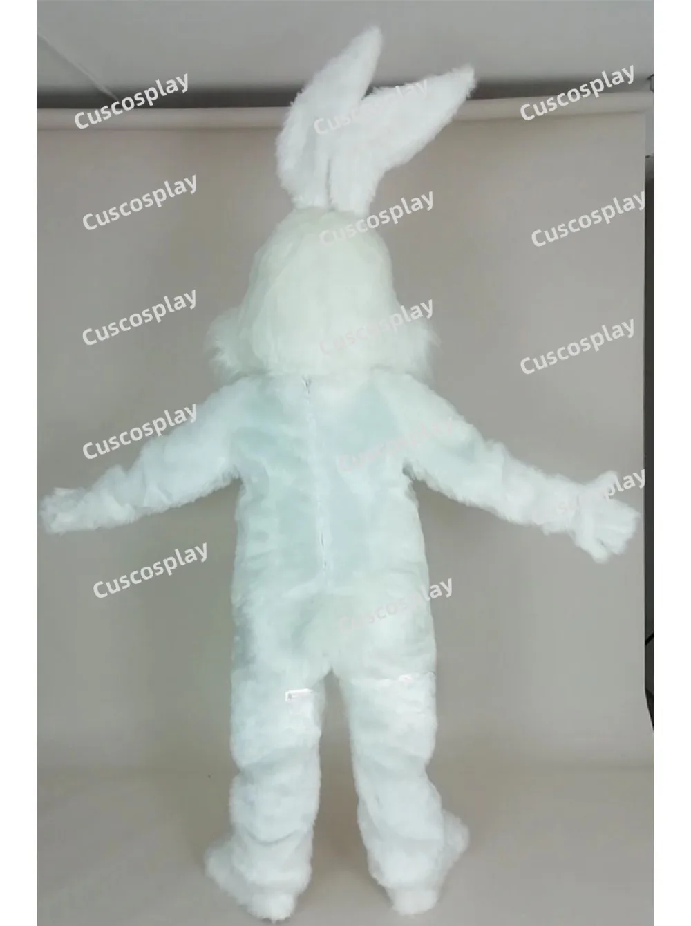 White Rabbit Easter Bunny Rabbit Cute Furry Plush Halloween Promotion Halloween Cosplay Party Dress Adult