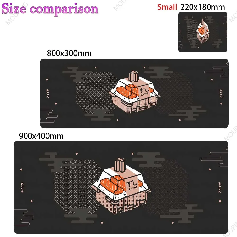 Switch Pads Kawaii Gaming Mouse Pad Grey Mechanical Keyboard Deskmat Computer Mat Laptop Mousepad Gamer Office Carpet Mouse Mats