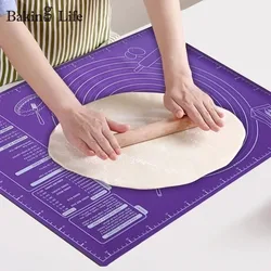 Silicone Baking Mat Pizza Dough Maker Pastry Kitchen Cooking Tools Utensils Non-stick Rolling Dough Pads Kneading Accessories