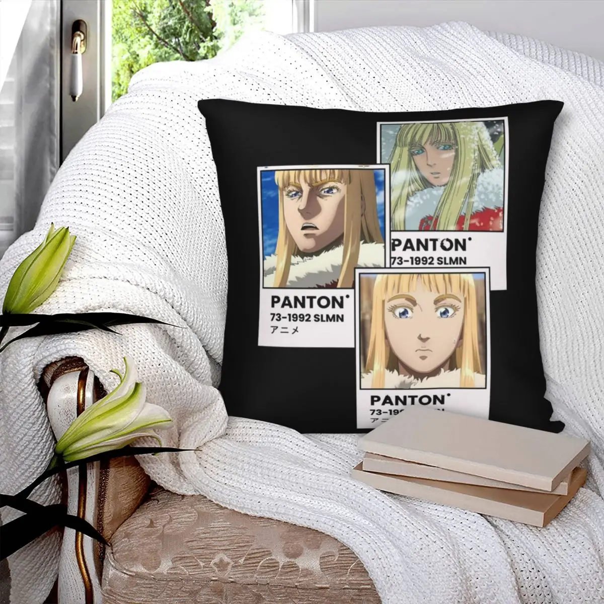 Canute Vinland Saga Vinrando Saga Panto Square Pillowcase Polyester Pillow Cover Velvet Cushion Decorative Comfort Throw Pillow