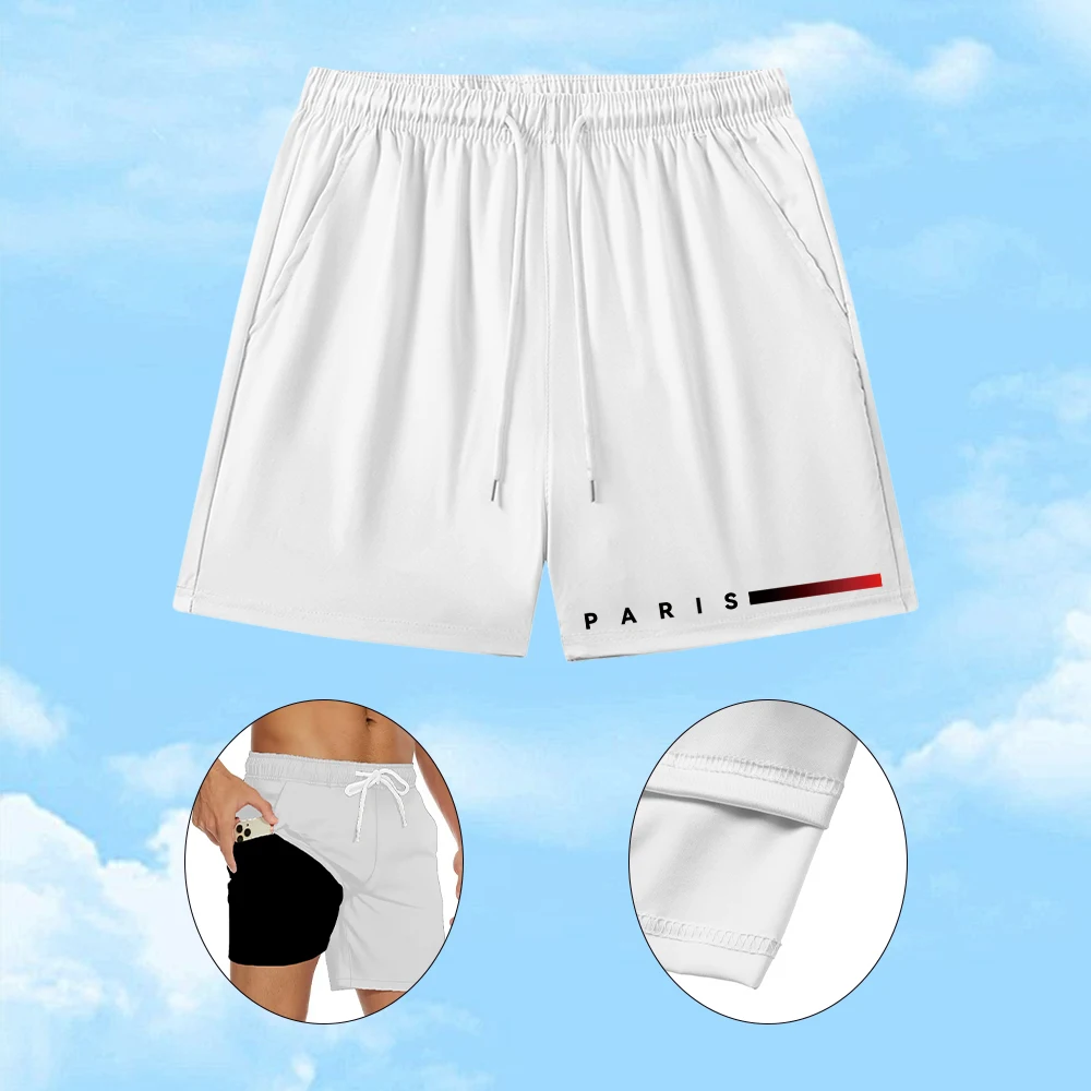 

Summer Casual Printed Beach Shorts Quick Drying Breathable Elastic Drawstring Sports Shorts Men's Surfing Swim Trunks Swimwear