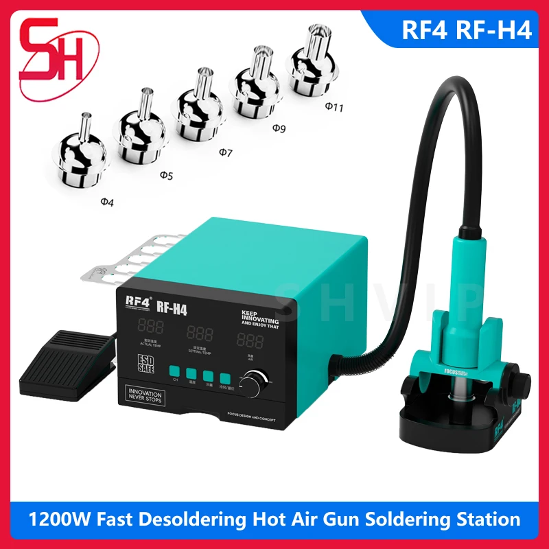 RF4 RF-H4 Saldatrice a Calore: Recensione e Valutazione del Migliore Strumento per Riparazione PCB e SMD