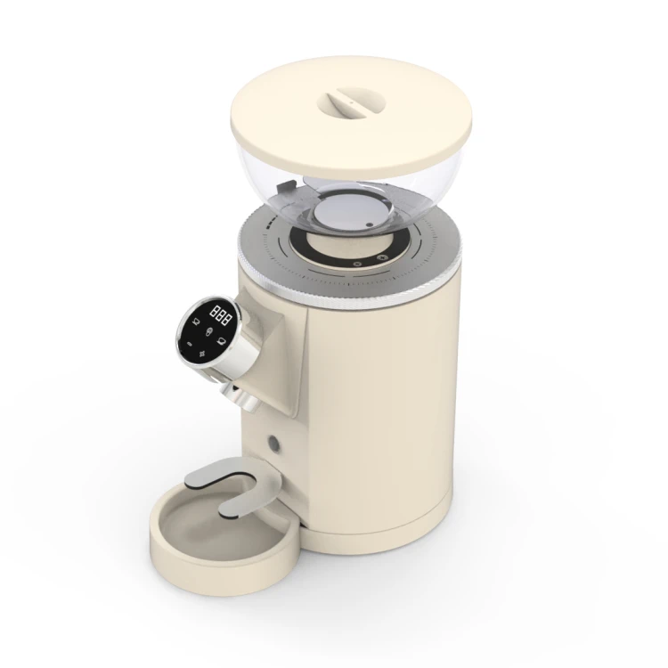 Macinacaffè Elettrico Commerciale Monodose Super Silenzioso per Chicchi di Caffè