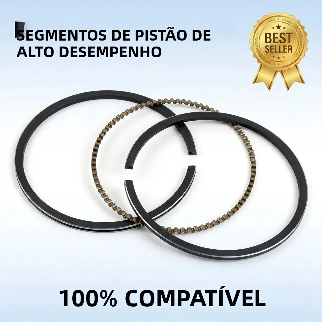 Conjunto de Anéis de Pistão MORTCH 0800-0400A0 compatível com ATV CF Moto: ZForce 400/450, CF1000, 550, 500, 520, 625, 800, 850 e motores 191Q/R/S
