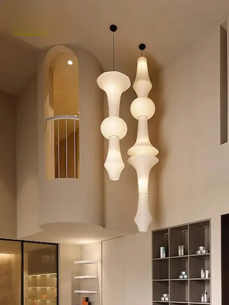 

Japanese Design Akari Noguchi Yong Pendant Lights LED E27 Wabi-sabi Modern Hanging Lamp for Living Room Sofas Home Decor Bedroom