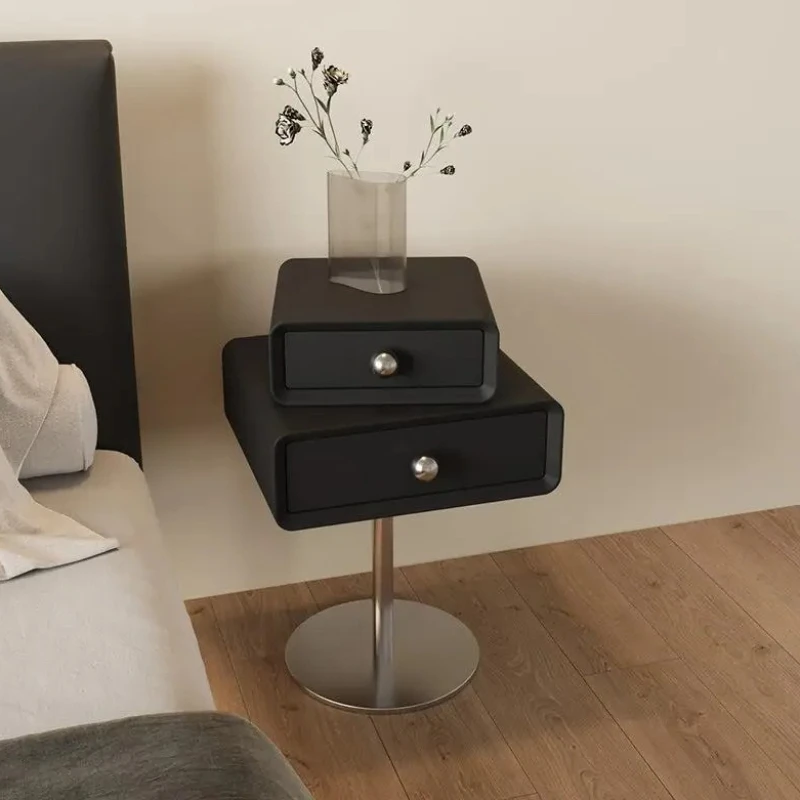 Living Room Wooden Nightstands With Drawers Organiser Storage Side Table Luxury Nordic Stolik Nocny Sypialnia Bedroom Furniture