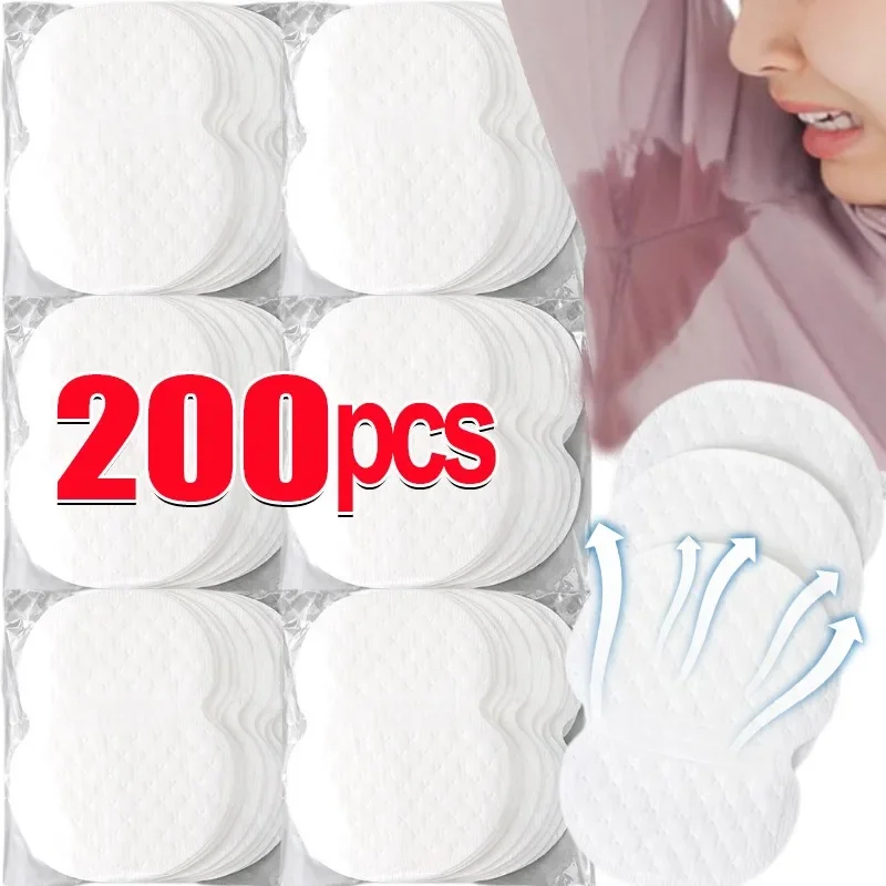 10/200pcs Unisex Sweat Pads Summer Deodorants Underarm Anti Perspiration Sweat Pads Disposable Armpit Absorb Useful Shield Pads