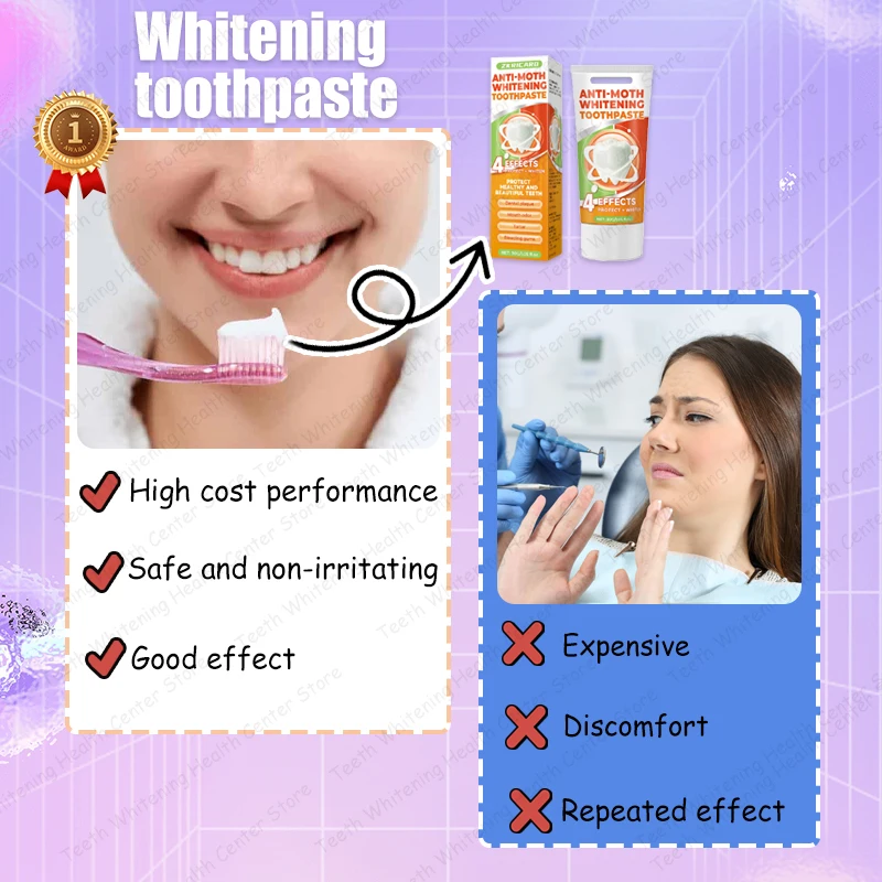 98% repurchase rate, you can have healthy teeth without teeth cleaning, recommended by dentists