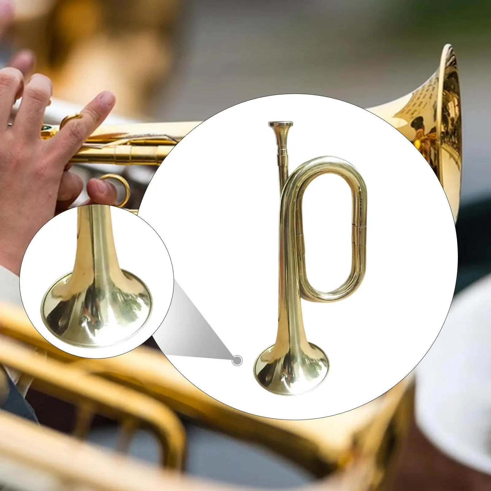 premium-brass-band-instrument-trumpet-bugle-portable-cavalry-blowing-for-training-exercise-show