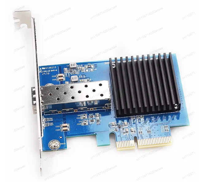 

10-гигабитная оптическая сетевая карта 10G NIC PCI-E X4 SFP+ для серверов и настольных ПК с оптическим портом RTL8127