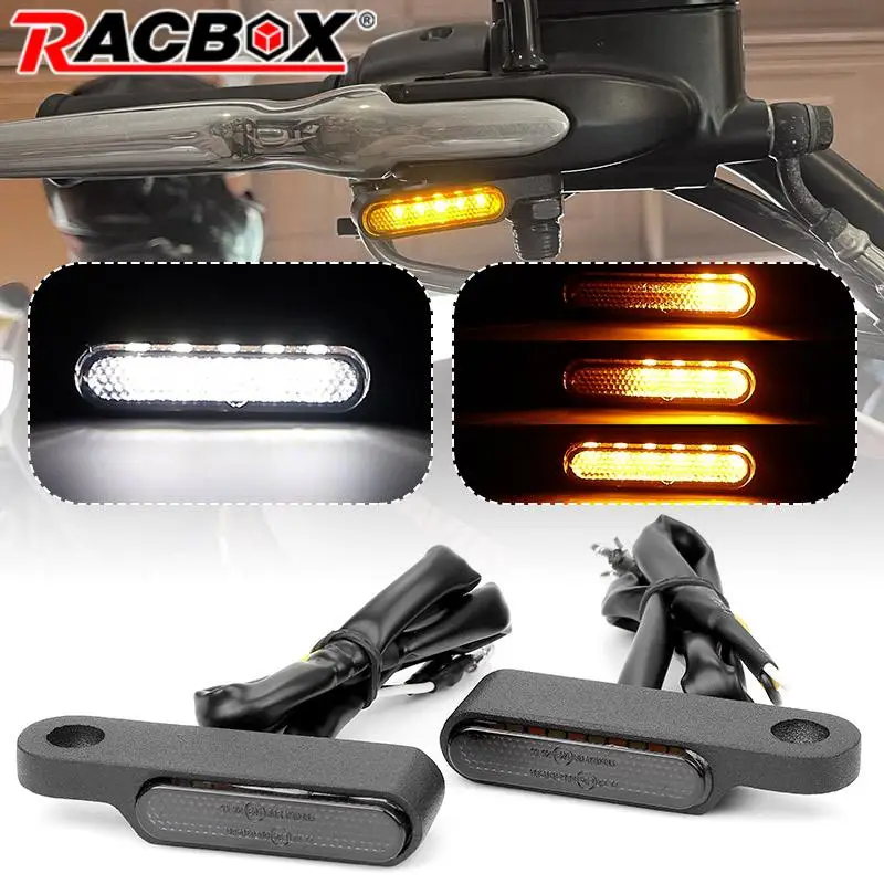 8mm 6led Motorcycle Turn Signals Light Flowing Rear Light Indicators White Amber Flasher Blinker For Cafe Racer Bobber Chopper