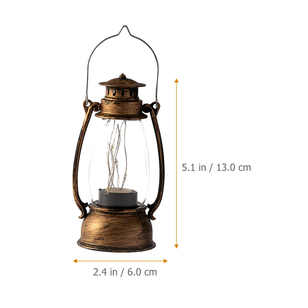 Retro LED Electronic C les Operated Flickering Flame Decor Lamp for Xmas Bookshelf Wall Yard LED Lighting