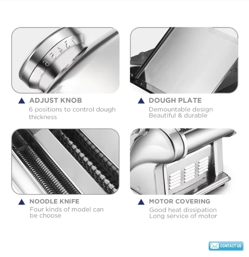 Máquina elétrica para fazer macarrão Ramen JCD-5 para casa