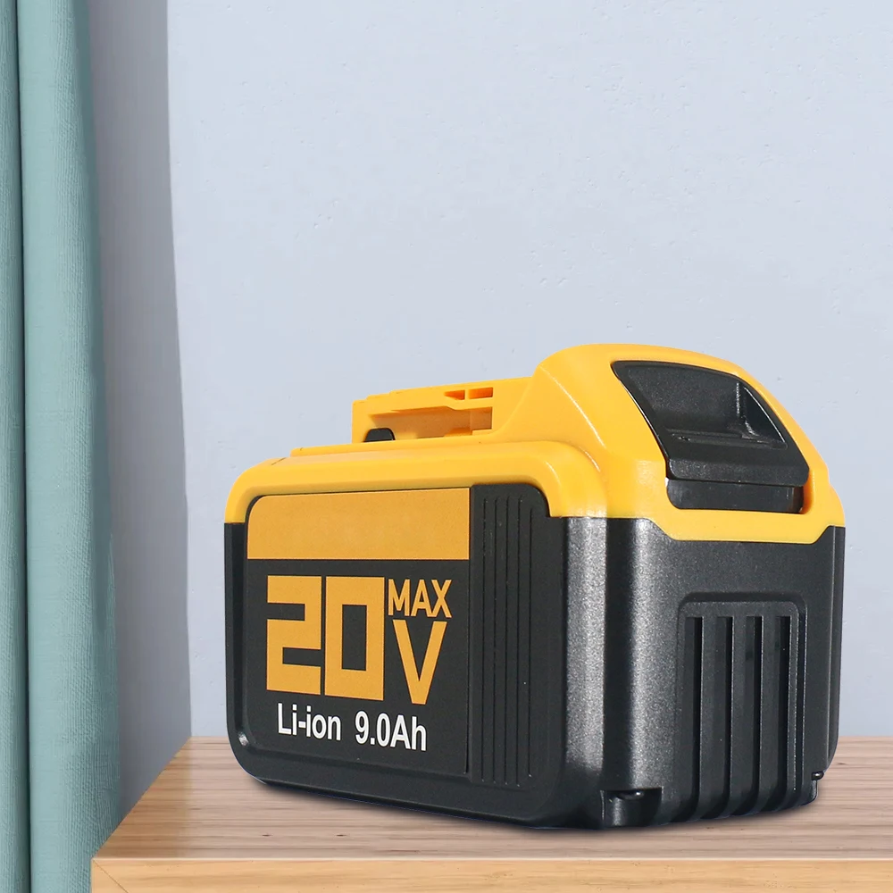 

6Ah 9Ah 20V Lithium Battery For DeWalt DCB206 DCB200 DCB205 DCF845 DCF850 DCF892 DCF911, Replacement for 20V Power Tools, 6-9Ah