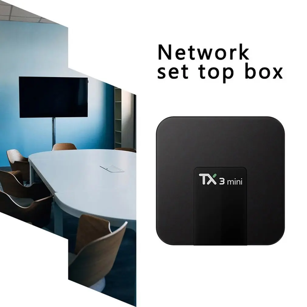 TX3 Mini Smart TV Box, Android 8.1, 11.0, Amlogic RK3228A, 2G, 16G, 4K, H.265, 2.4G, Wi-Fi, Set-Top TV Streamer, Receptor, leitor multimédia, 2021