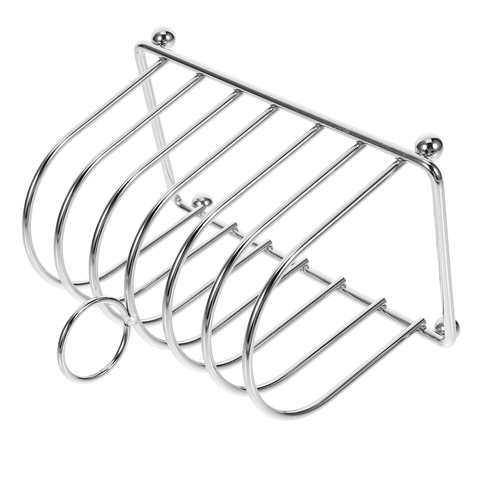 Bread Rack Kitchen Daily Use Toast Holder Supply Digital Toaster Accessories Iron Plating Household Touchscreen