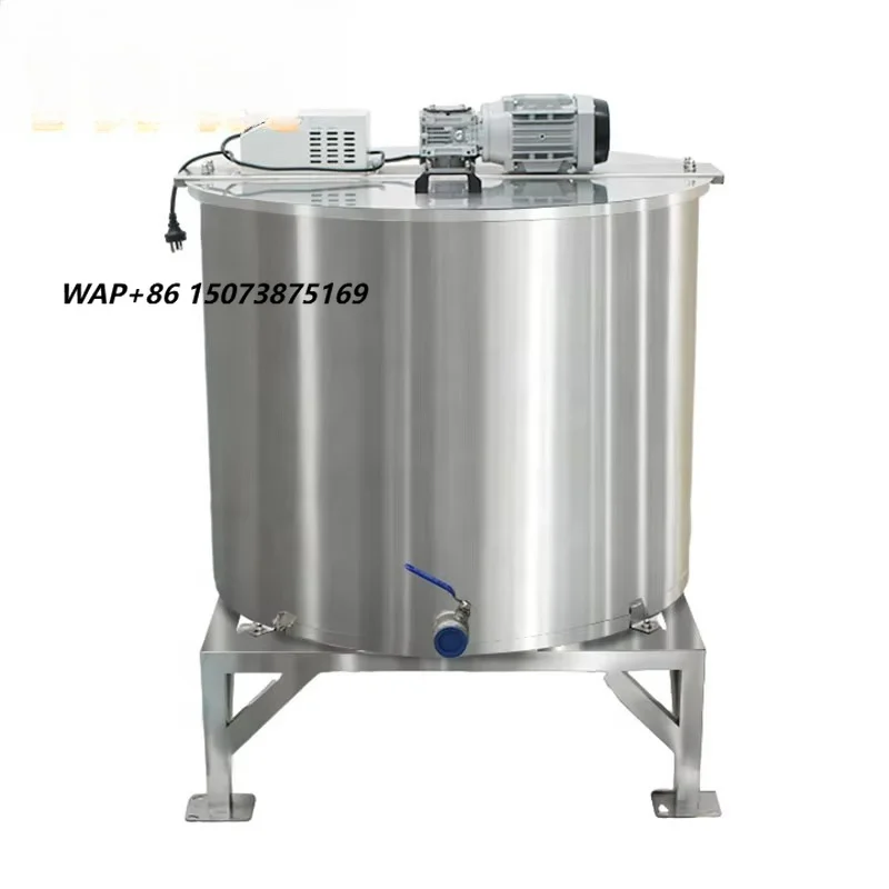 24-Frame Stainless Steel Electric Honey Extractor New Condition Beekeeping Honey Processing Machine Square Base Honey Separator