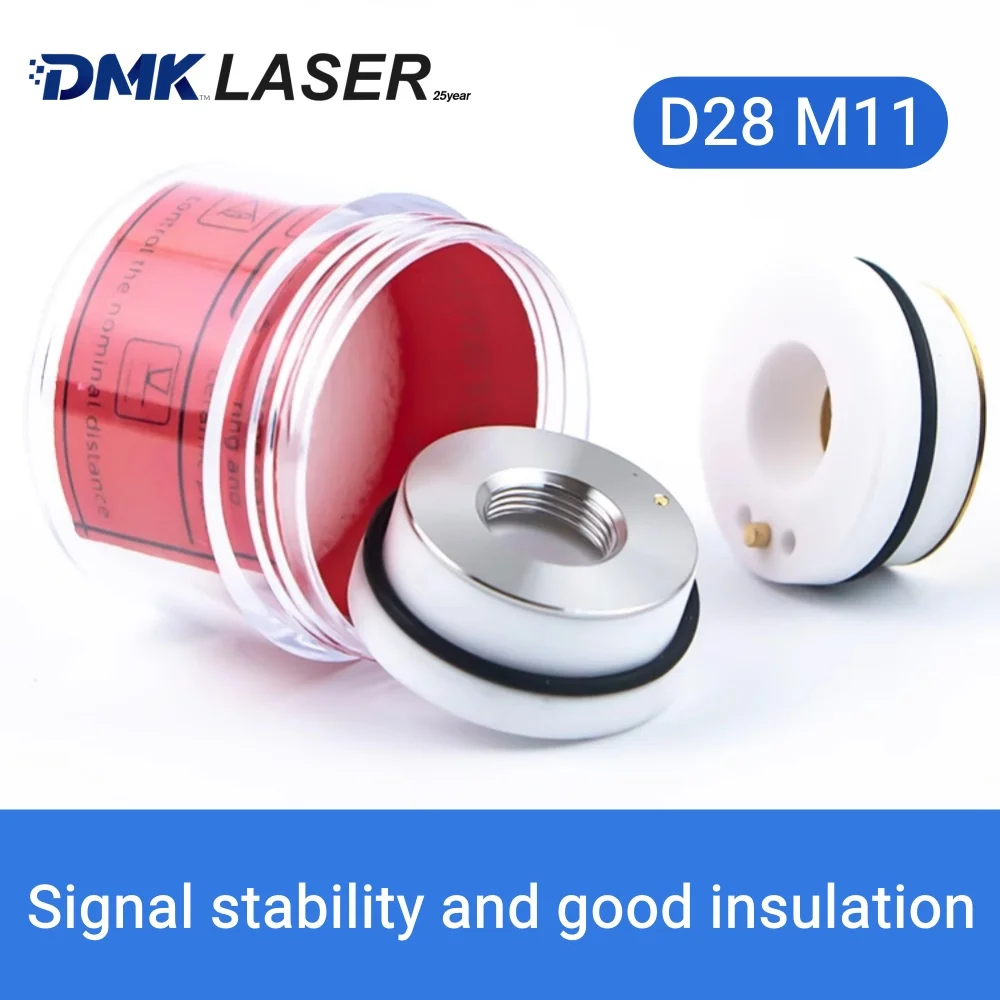 DMK laser ceramic ring D28 M11 Nozzle Holder Ring Connector Holder for For Raytools WSX Precitec HSG HANS laser Cutting Head