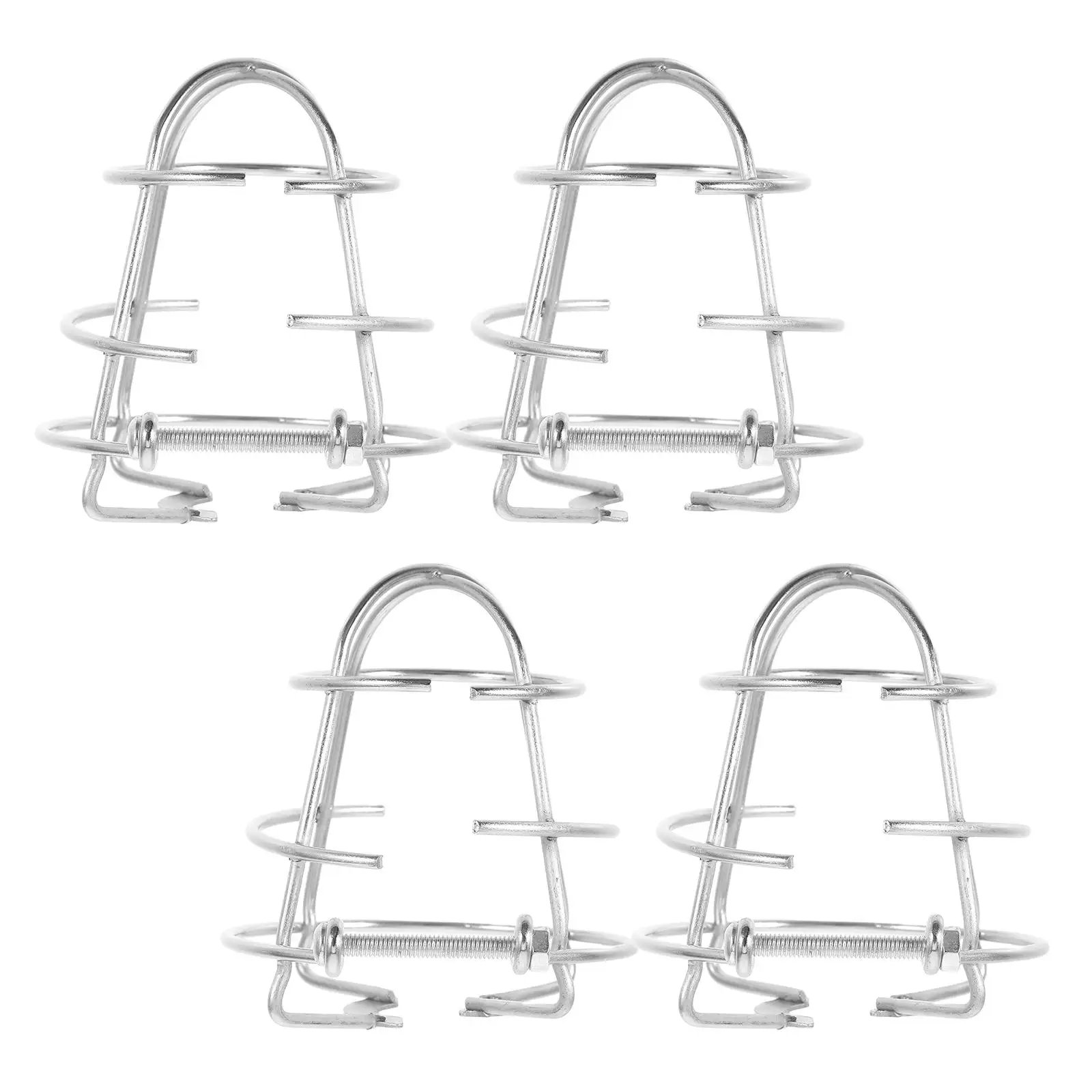 4pcs Fire Sprinkler Hood Chromeplated Metal Wire Guard for Pendent Sidewall Nozzle Protector Safety Cage
