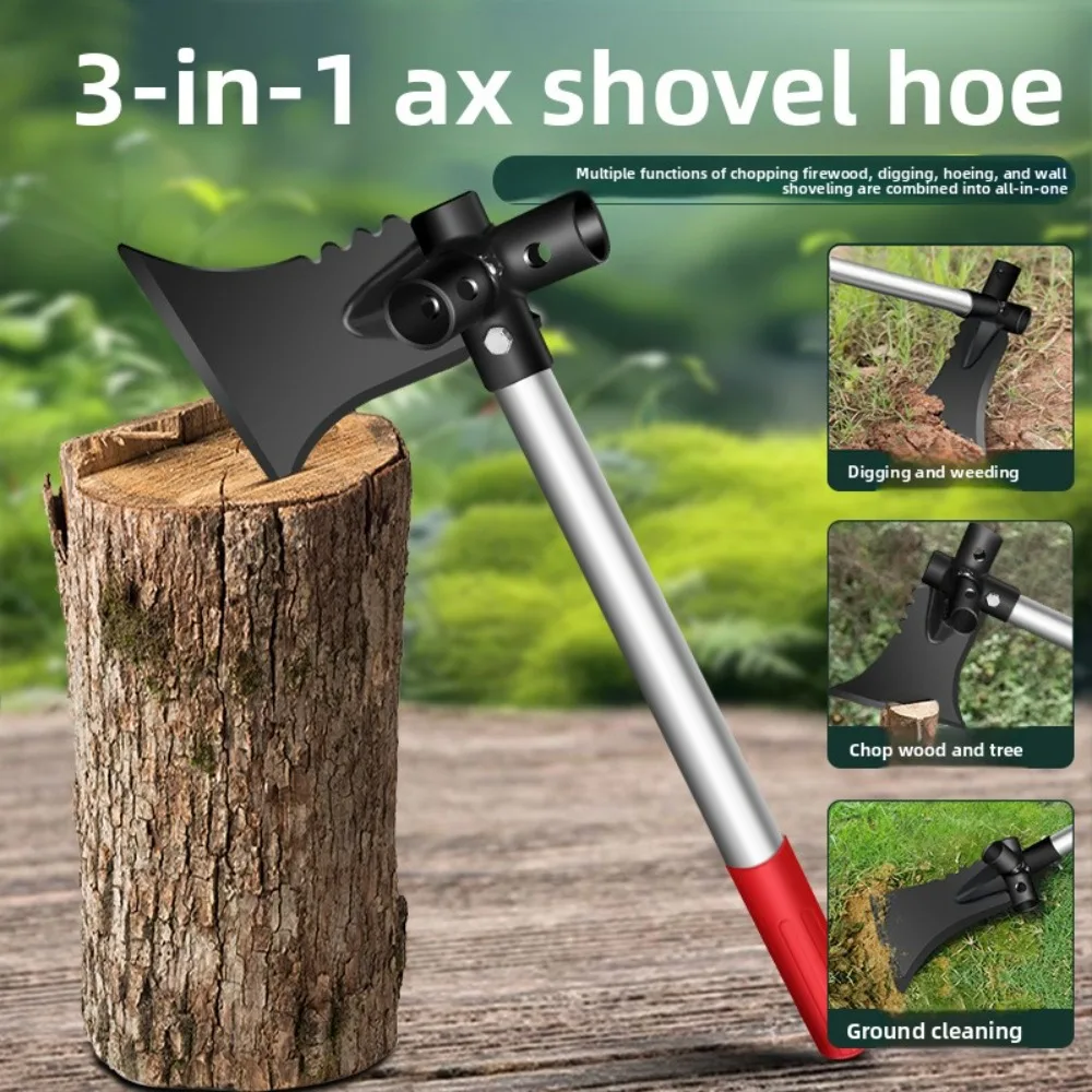

Gardening Tool Hand Hoe Weeding Sickle Long Handle Multi-Function Cleaning Shovel Rake Flexible For Loose Soil