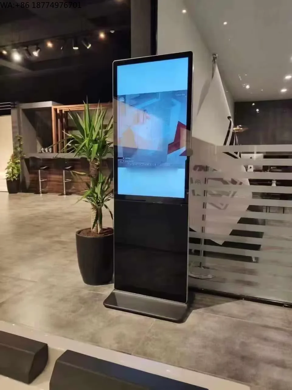 

43-Inch Indoor Interactive LCD Kiosk with Floor Stand Digital Signage Advertising Player Display Board Supplier Type Retailer