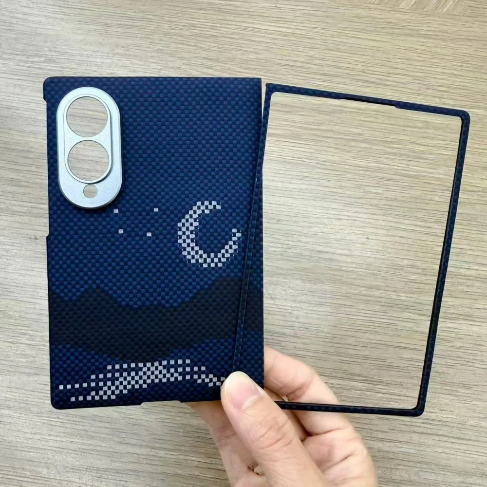 Genuine Aramid Carbon Fiber Magnetic Case For Samsung Galaxy Z Fold8 Ultra Fold8 Back Cover