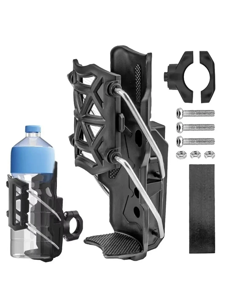 AliExpress NONE Adjustable Motorcycle Bike Cup Holder Handlebar Water Bottle Bike Mount For 32-77mm For Harley Honda Suzuki Yamaha,Kawasaki KTM