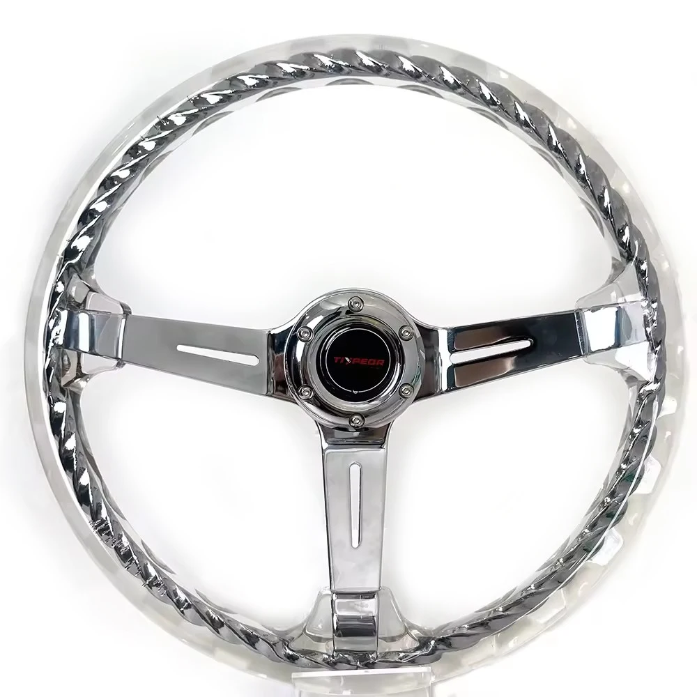 Volante de Metal Twist Clear Hitman, volante Universal Racing JDM