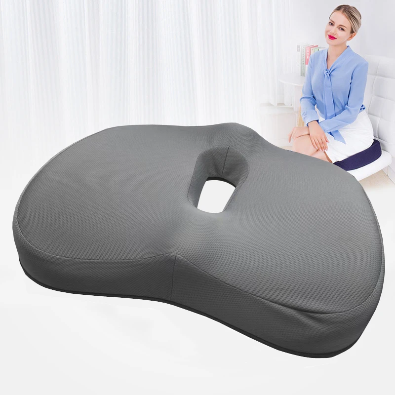 

Seat Cushion for Office Chair Car Memory Foam Haemorrhoids Pad Pressure Relief Ergonomic Hip Coccyx Support Orthopedic Cushions