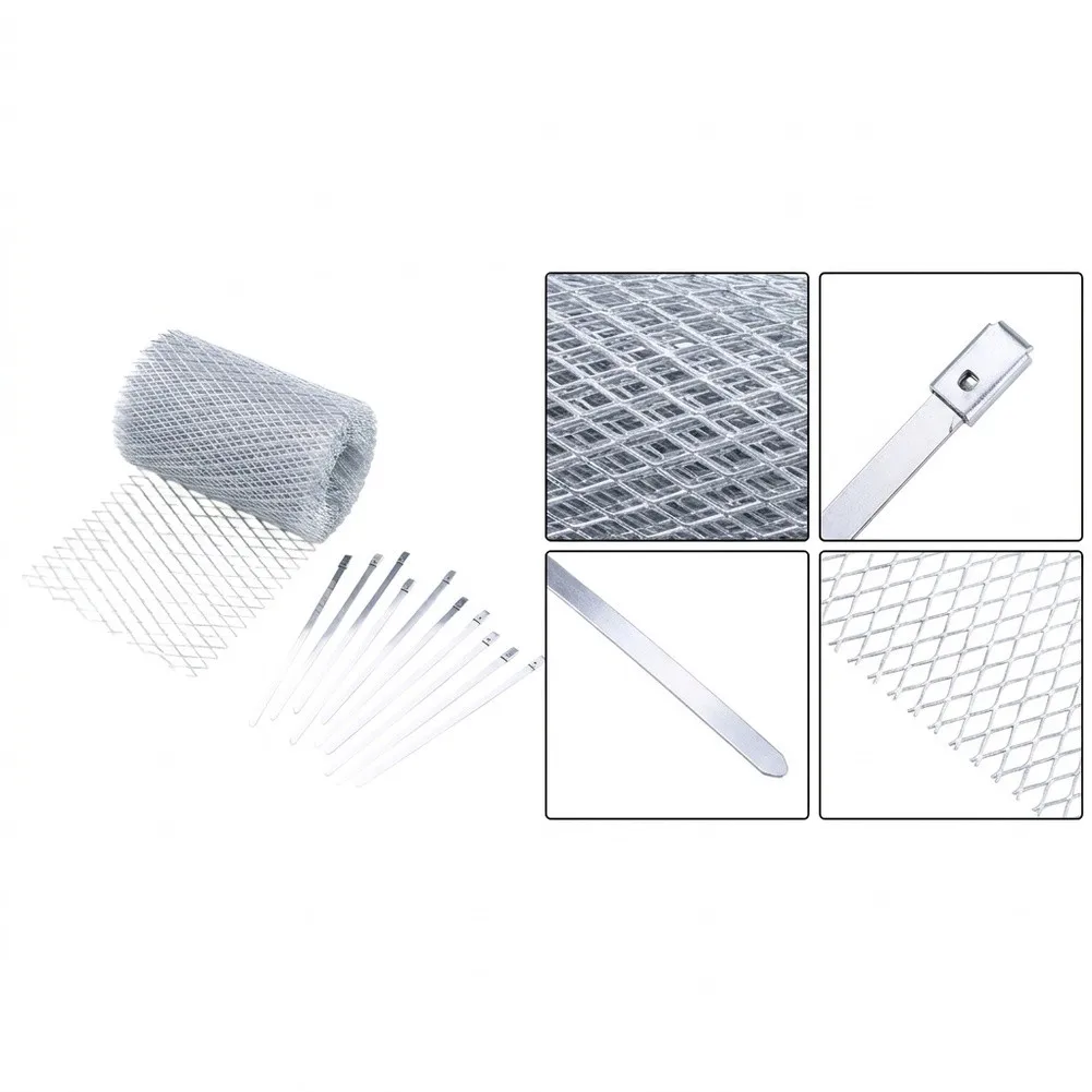 Aluminum Gutter Guard Mesh 18cm for x 800cm for Effective Debris Prevention and Smooth Water Flow in Residential Gutters