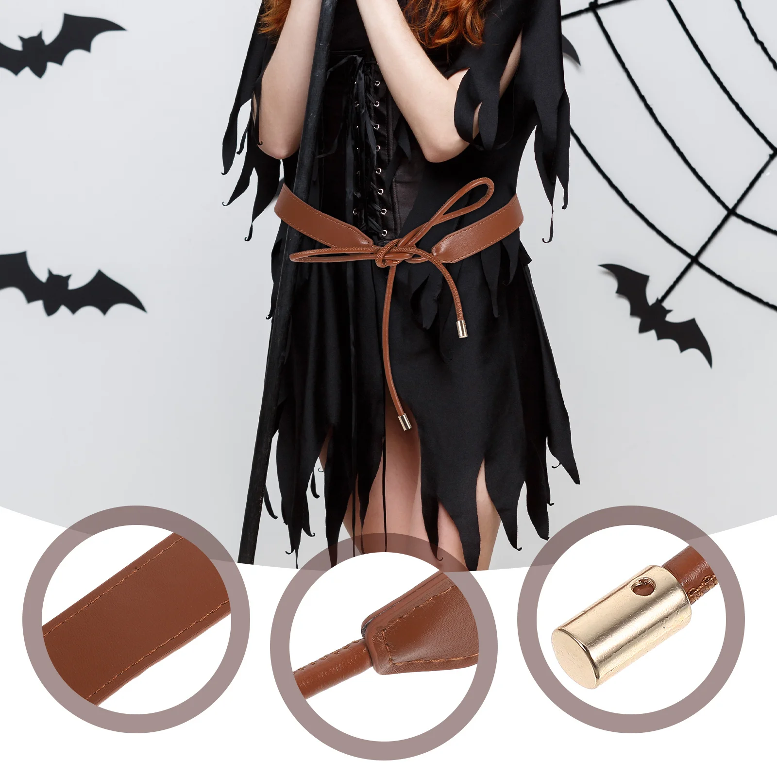 حزام خصر بعقدة على شكل فيونكة قابل للتعديل، حزام ربط من البولي يوريثان للنساء، فساتين، تنانير، معاطف، سترات، حزام تنحيف للحفلات وحفلات الزفاف يوميًا