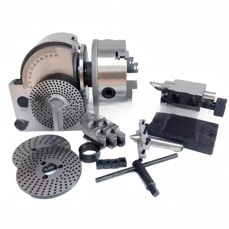 Full Universal Indexing,Compatible With CNC/Manual Mills,Suitable For Batch/Prototype Machining - BS-2 Universal Dividing Head