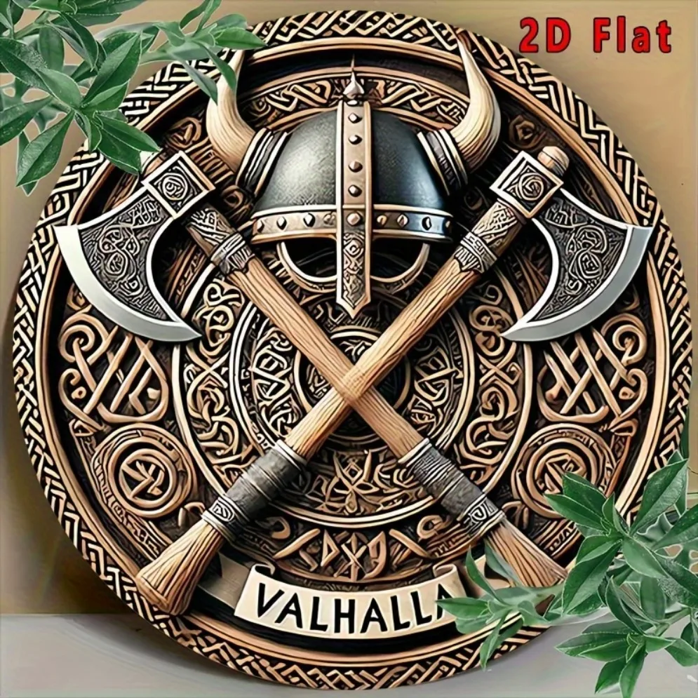 2D-flaches, keltisches Design mit gealterter Wirkung, Dekoration für Zuhause – perfektes Geschenk zur Geschichte, Wanddekoration für den Innenbereich, detaillierte Handwerkskunst
