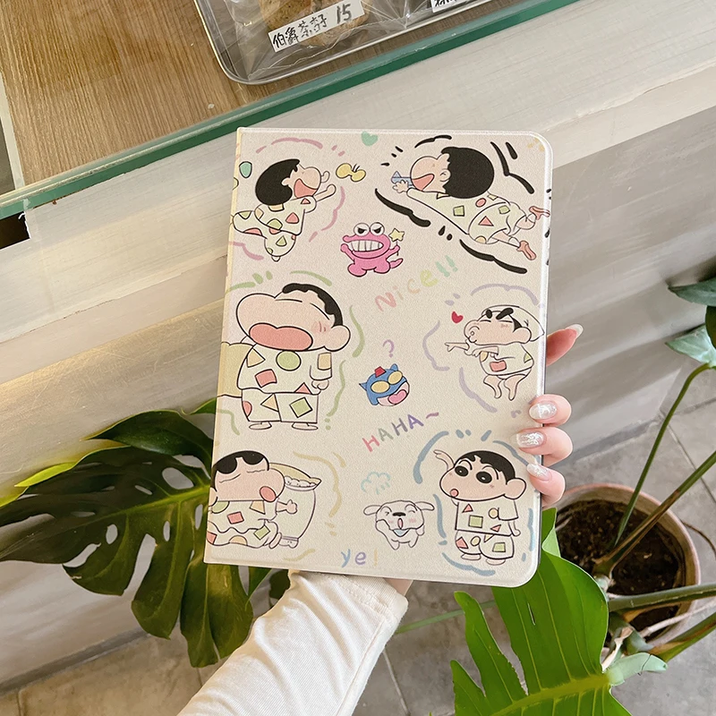 Crayon Shin-chan Ipad Case for 10th Generation 10.9inch 9/7/8th 10.2in Case Air4/5 Mini4/5 7.9inch Tablet Case Coque Capa Funda