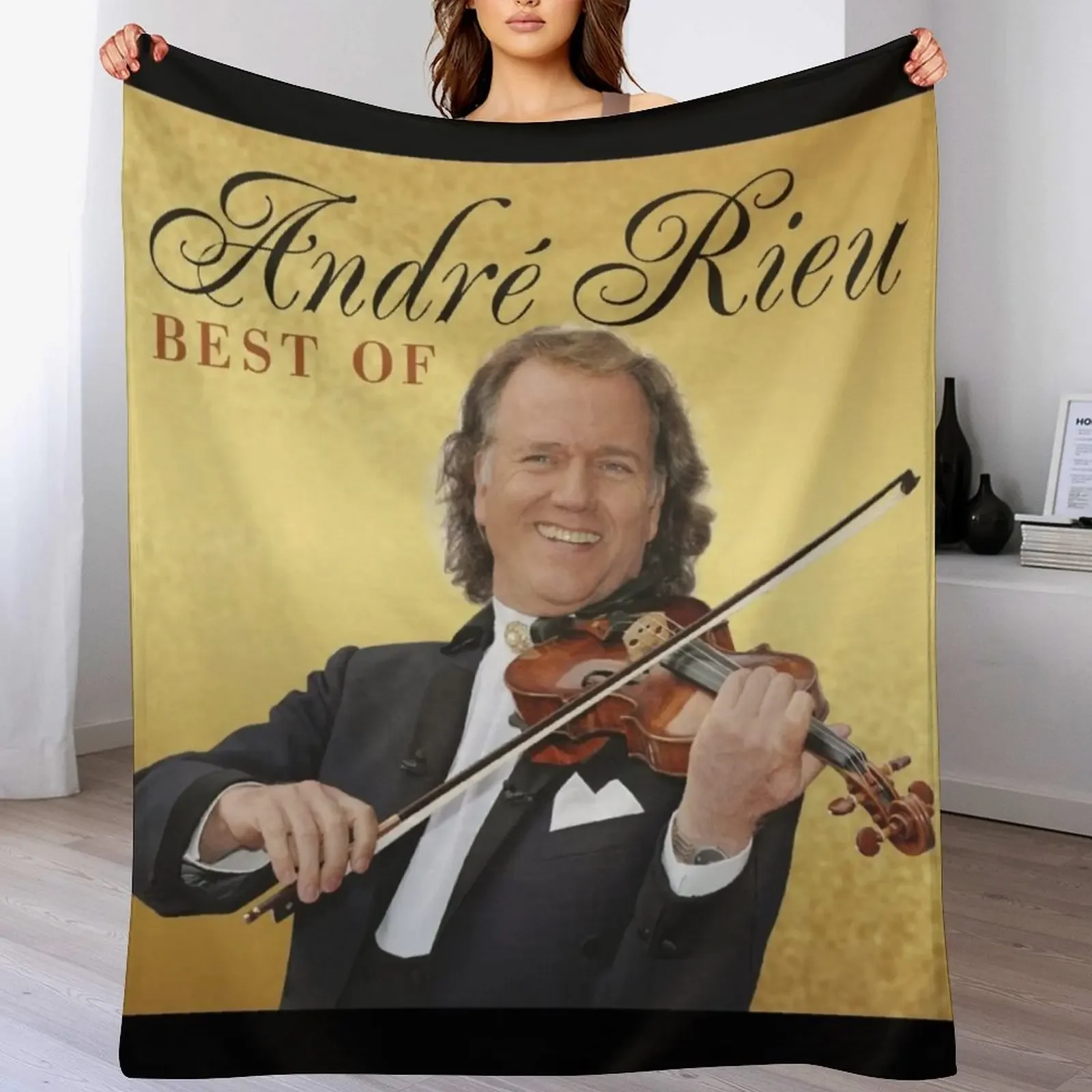 

Andre Rieu Best Of Andre Rieu Throw Blanket funny gift Soft Plush Plaid Decorative Beds valentine gift ideas Blankets