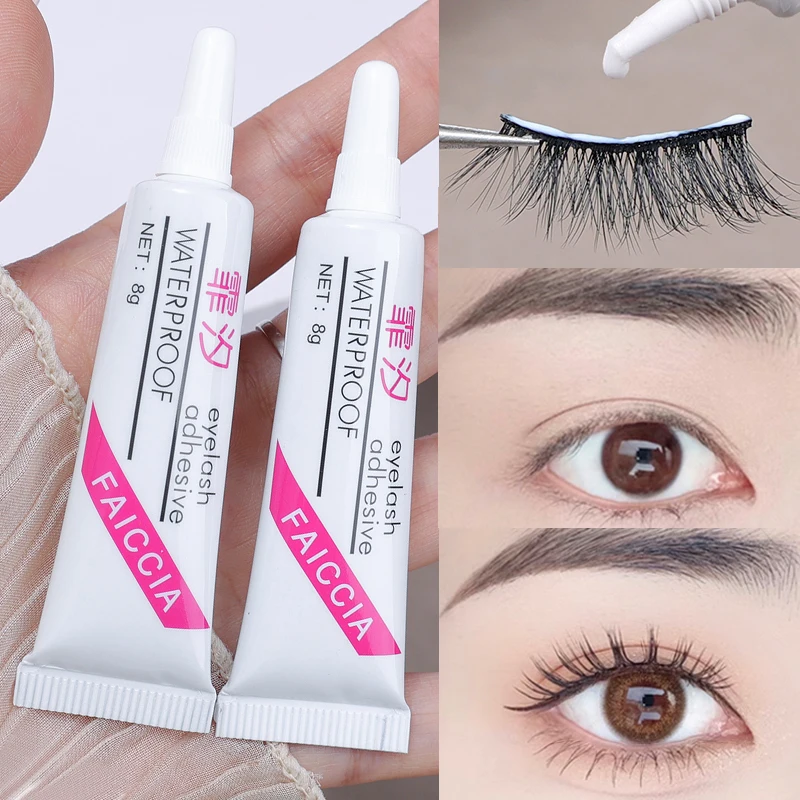 Eyelash Glue Quick Drying Waterproof Long Lasting Not Irritating Self Adhesive Eyelashes Extension Glue Eye Makeup Cosmetic Tool