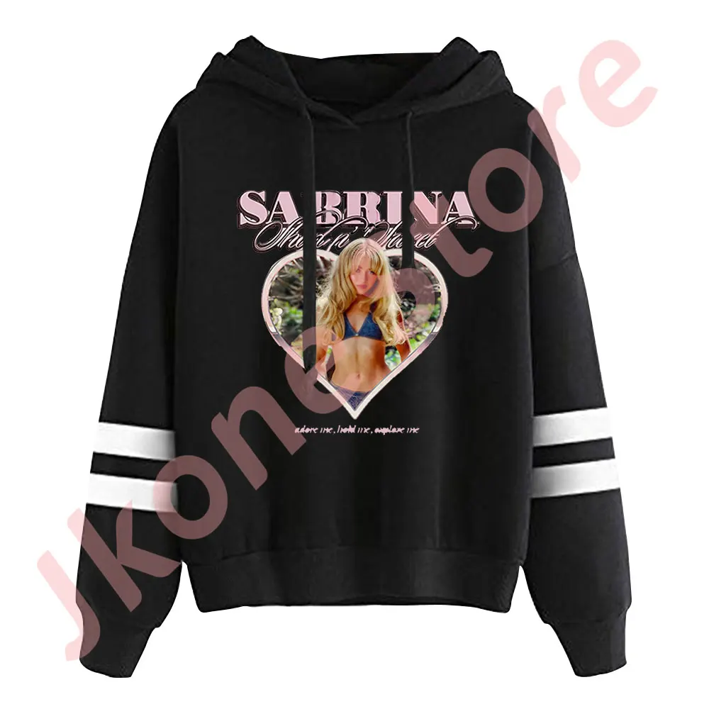 Sabrina Carpenter Short n' Sweet Juno Merch Pocketless Parallel Bars Sleeve Streetwear Sweatshirts