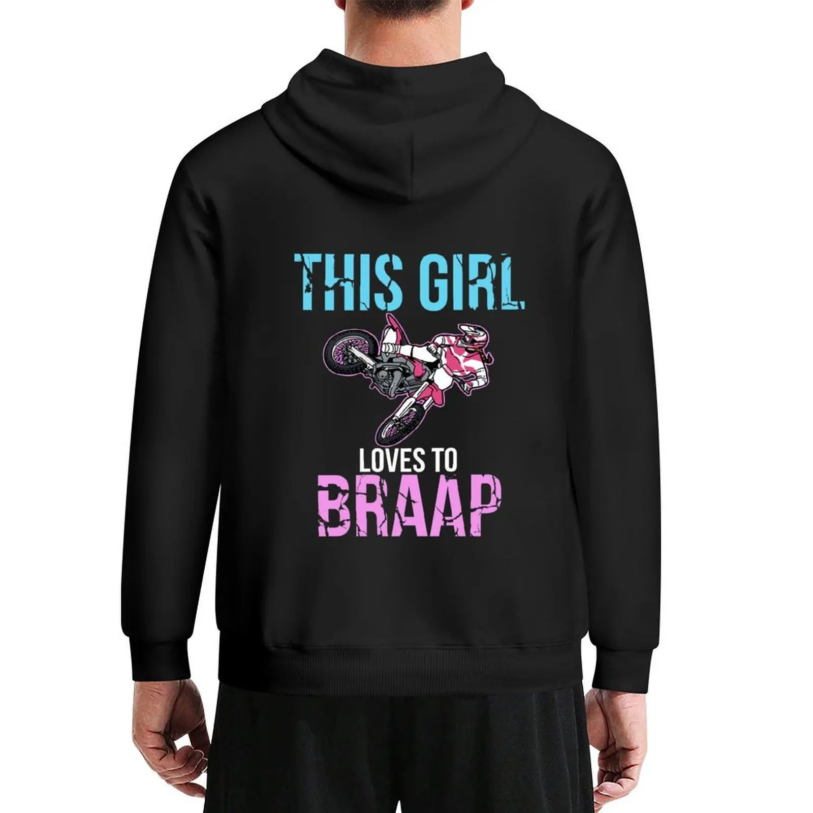 

Motorcycle Girls Dirt Bike Women Motocross Braap Hoodie men's sweat-shirt set men's coat men's clothing anime hoodie