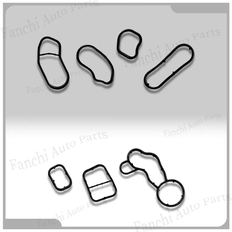 Car Engine Oil Filter Oil Cooler Gasket For BMW F52 F45 F46 F49 F39 MINI F54 F55 F56 F57 F60 B38 B48 11428591460 11428591461