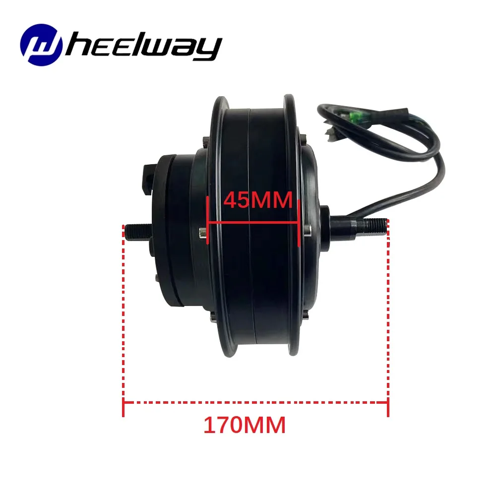 10 Inch 36V48V60V 1000W DC Brushless Split Drum Brake Motor Scooter Electric Bike High Speed Motor Simple and Easy Installation